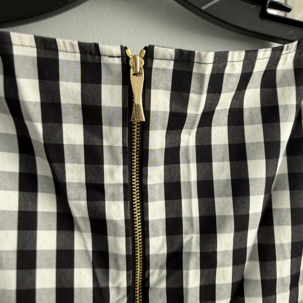 Kate Spade Gingham Fiorella Mini Dress - Picture 4 of 11